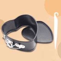 【带扣活底12cm】4英寸送脱模刀心|4-6-8-9寸圆形带扣活底模 不沾锁扣慕斯蜂巢蛋糕模具家用烘培工具