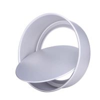 加厚4英寸阳极活底模 送面粉筛+脱模刀+油刷|4/6/8/10英寸不沾阳极活底模戚风慕斯烘焙工具烤箱圆形蛋糕模具