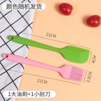 油刷+刮刀组合装|家用硅胶油刷子耐高温不掉毛烧烤刷厨房烙饼硅胶刷烘焙烧烤刷