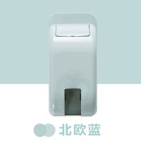 蓝色|垃圾袋收纳盒家用壁挂式大号鞋套抽取盒厨房装放塑料袋整理储物盒