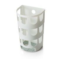 洞洞款蓝色|垃圾袋收纳盒家用壁挂式大号鞋套抽取盒厨房装放塑料袋整理储物盒