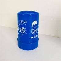 蓝色带图 6个|塑料筷筒饭店筷笼餐馆筷子篓面馆筷子筒商用印logo家用筷子盒