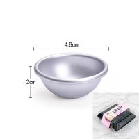 配5套4格雪媚娘盒 [大号]2个装|雪媚娘模具自制果冻布丁慕斯蛋糕模具半圆雪梅娘工具烘焙diy家用