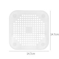 白色 1个装[不够用]|网红同款厨房水槽过滤器水池下水道过滤网浴室硅胶防堵吸盘地漏盖