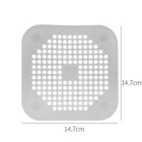 灰色 2个装[推荐用]|网红同款厨房水槽过滤器水池下水道过滤网浴室硅胶防堵吸盘地漏盖