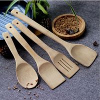 无漆饭勺家用加长不粘锅铲子煎锅竹铲子盛饭加厚竹勺天然竹铲隔热