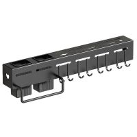 刀架多功能家用壁挂式砧板架子易清洗置物架镂空不锈钢刀座筷子架