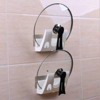 免打孔厨房锅盖架壁挂多功能砧板收纳架家用菜板置物架挂钩沥水架