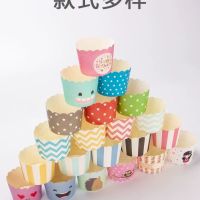 3个装[不送分离器]随机图案 小号|耐高温蛋糕纸杯马芬杯纸托蛋糕杯杯子烤箱家用烘焙模具材料大小号