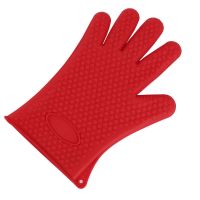 加厚加大防热手套1只[不分左右手]|硅胶厨房防烫隔热烤箱专用手套微波炉烘焙手套加厚耐高温防热家用