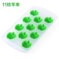 11格苹果|雪糕模具家用冰淇淋模具自制冰糕冰格冰棍棒冰做冰激凌diy冰棒盒