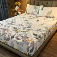 熊起家纺2021加厚夹棉羊羔绒床笠罩三件套冬季珊瑚绒牛奶绒单件保护垫全包防滑