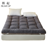 熊起家纺2021床垫软垫家用冬季法兰羊羔绒双人1.8m床加厚榻榻米海绵垫子垫被褥