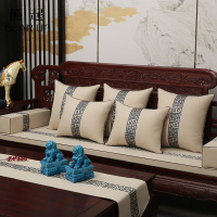 熊起家纺2021红木沙发坐垫新中式实木家具罗汉床椅垫子加厚套罩海绵乳胶带靠背