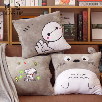 熊起家纺2021抱枕被子两用靠枕办公室午睡枕珊瑚绒毯子床头汽车靠垫女空调被