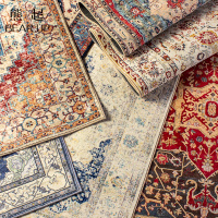 熊起家纺2021加厚仿羊绒地毯北欧摩洛哥客厅卧室沙发茶几毯民族风美式乡村复古