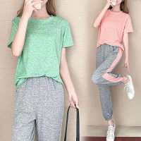 运动套装女速干衣瑜伽服女套装夏健身衣服女专业网红晨跑步运动服