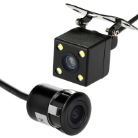 汽车货车倒车影像摄像头 12v-24vccd高清夜视广角防水E8