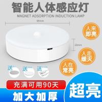 感应灯人体感应灯家用全自动超亮床头灯小夜灯厕所橱柜灯过道楼道