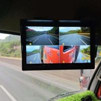 10寸大货车行车记录仪360度全景倒车影像高清夜视半挂车四路监控T5|10寸四路远程监控360度128G卡
