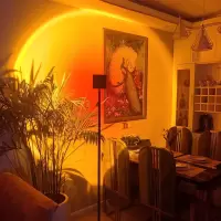 日不落落地灯台灯网红拍照投影氛围灯mini日落灯迷你夕阳落日灯小D5