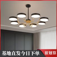 吊灯饰客厅灯现代简约卧室灯具大气高档主顶超亮轻奢北欧大厅餐厅Y0