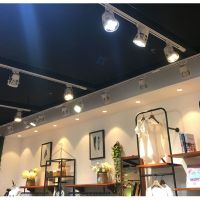 轨道灯led射灯24w35w40w商场服装店铺聚光cob导轨灯明装筒灯商用
