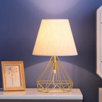 北欧古达床头灯现代简约客厅卧室台灯美式温馨轻奢创意床头柜台灯