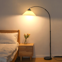 百褶落地灯钓鱼灯古达北欧创意简约客厅书房卧室床头立式台灯