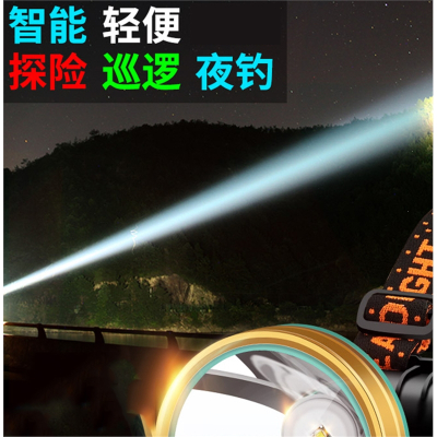 古达夜钓鱼头灯强光充电头戴式疝气手电筒矿灯轻小号专用(DHE1)
