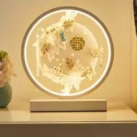 古达结婚台灯卧室婚房床头灯婚庆礼物陪嫁长明灯中式轻奢喜灯送闺蜜