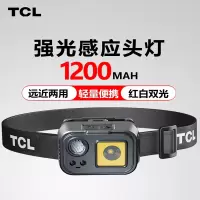 TCL感应头灯夜钓钓鱼专用超长续航充电强光超亮LED头戴式照明灯