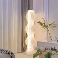 古达草裙落地灯客厅沙发旁氛围灯卧室高级感轻奢立式台灯装饰灯