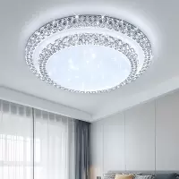 古达客厅简约现代大气大灯轻奢仿水晶圆形卧室吸顶灯具