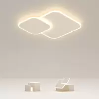 古达简约现代主卧室灯客厅灯创意led吸顶灯方形餐厅书房灯具