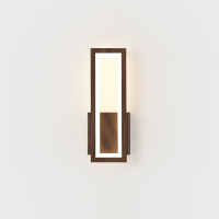 古达壁灯卧室床头灯中古风胡桃色简约楼梯客厅沙发背景墙过道走廊壁灯