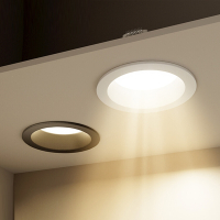 古达窄边筒灯嵌入式家用射灯吊顶天花灯led暗装75mm开孔洞灯