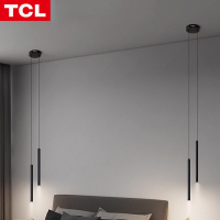 TCL照明极简客厅沙发边电视背景墙主卧室氛围床头长线吊线小吊灯