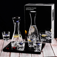 baer HAND MADE QUALITY9643-5彩盒套装水具1壶+4杯  高雅格调 精致水杯水壶