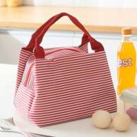 学生饭盒袋午餐包防水保温包手提妈咪包便当包收纳包