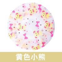 可爱浴室帽厨房防油烟防水成人加厚洗澡帽子浴球浴帽头套儿童女款|黄色小熊 6个装【防水】