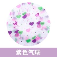 可爱浴室帽厨房防油烟防水成人加厚洗澡帽子浴球浴帽头套儿童女款|紫色气球 2个装【防水】