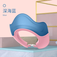 宝宝洗头婴儿防水神器儿童孩子洗发帽护耳洗澡洗头发帽子浴帽幼小|二代升级款蓝粉【防水倒流设计+护耳护眼】 可调节