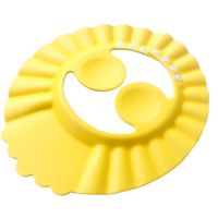 洗澡洗发帽护耳浴帽可调节加大神器海绵婴儿童防水宝宝洗头帽搓澡|一个黄色洗头帽（带护耳）