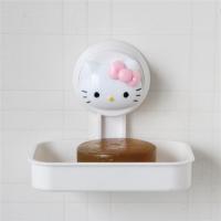 创意可爱吸盘肥皂盒香皂盒沥水壁挂式卫生间浴室置物架K1|吸盘肥皂盒白色