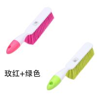 大号床刷除尘刷能刷毛毯清洁刷衣物被子刷子扫床笤帚扫J8|短柄床刷2个【绿色+红色】