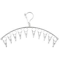 不锈钢防风晒袜架文胸袜子晾衣夹子儿童家用多夹子G1|防风10夹拍一发3