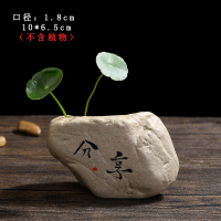 创意粗陶小花瓶器皿仿石头水培插花装饰客厅摆件水养花器D6|SGY-分享（A款） 小