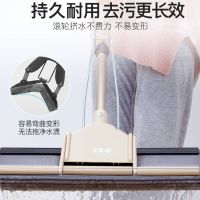 大号海绵拖把家用卫生间吸水胶棉拖把头免手洗滚轮式挤水懒