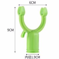 撑衣杆晒衣竿伸缩不锈钢取衣叉杆叉头挑衣杆架衣撑杆叉家用F7|塑料叉头买2发3【直径1.9cm】